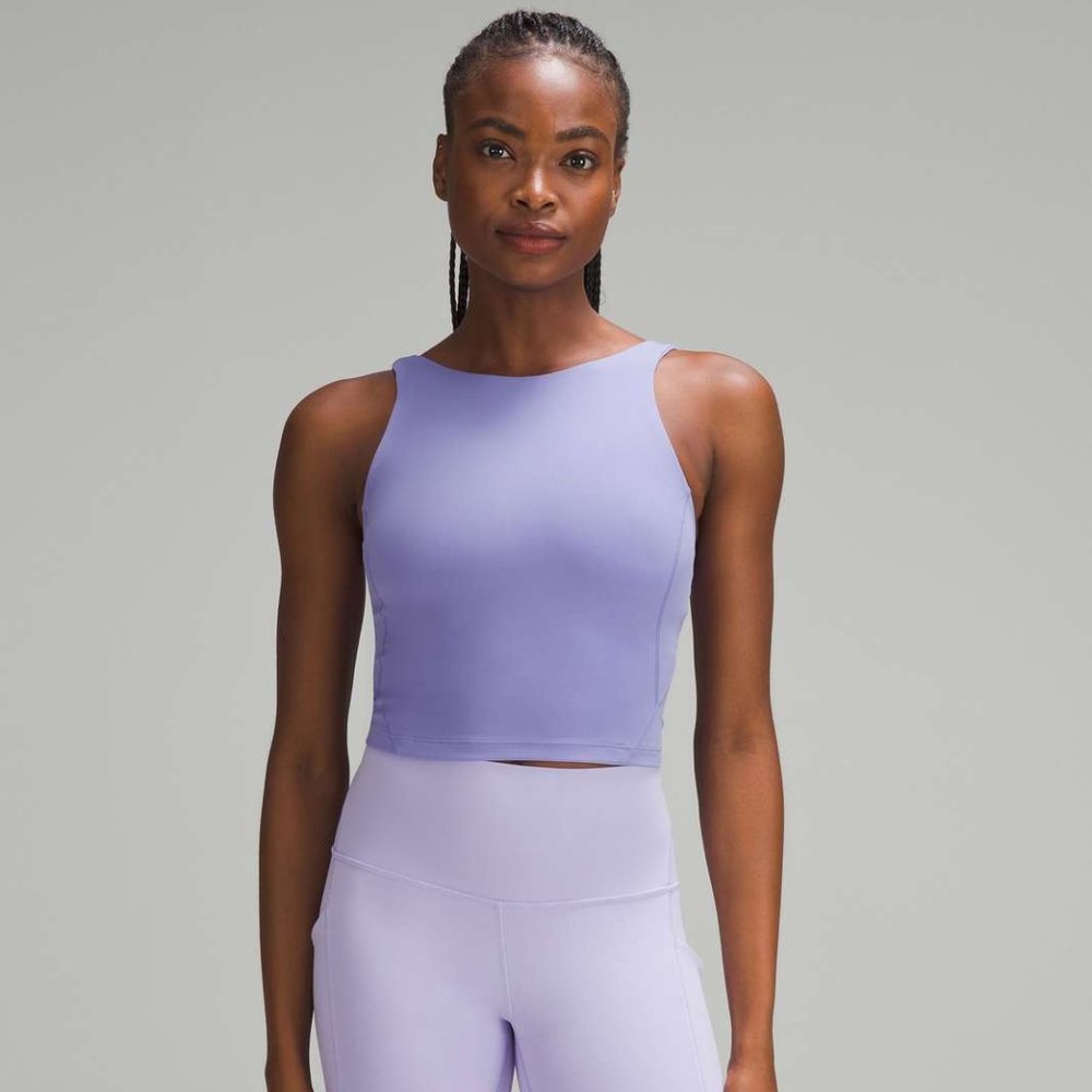 lululemon Align High-Neck Tank Top size 10 Dark Lavendar
